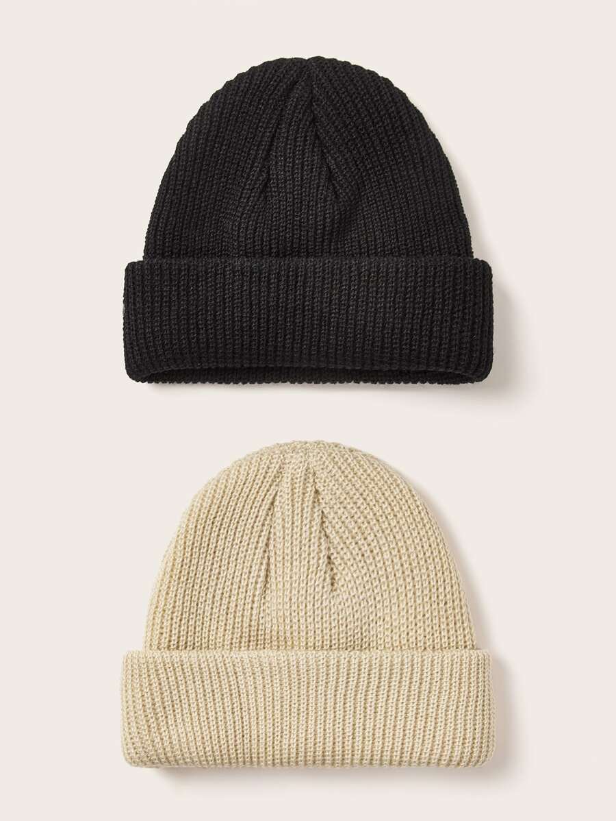 Knitted Beanies 2-pack