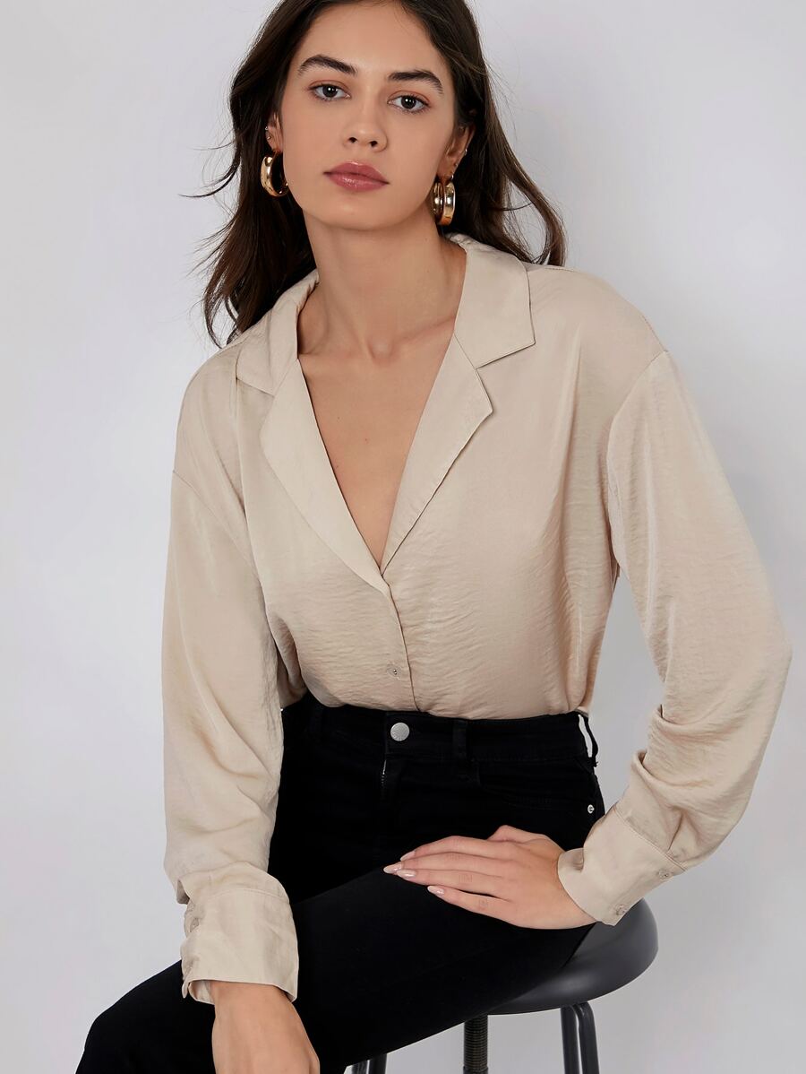 Basic Button-up Blouse