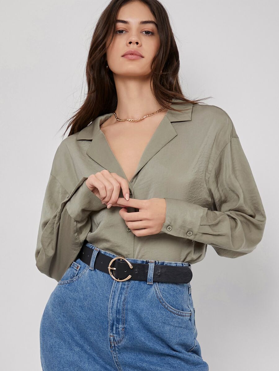 Basic Button-up Blouse