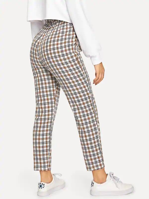 Women Green & Off-White Relaxed Tapered Fit Striped Cotton Peg Trousers at  Rs 295 | Women Trousers in New Delhi | ID: 24420383955